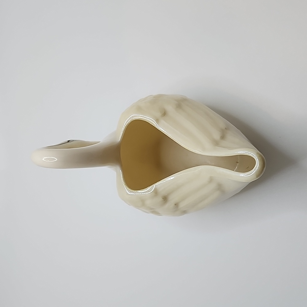 Belleek Swan Porcelain Creamer Figurine Trinket Dish - Picture 3 of 4